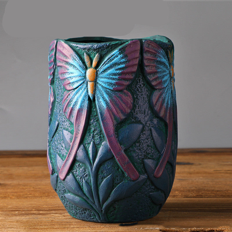 Succulent Flower Pots Ceramic Old Pile Pots